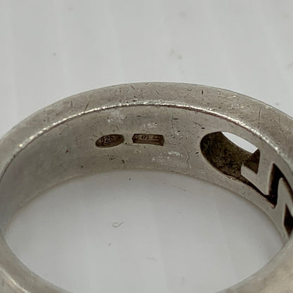 【現状渡し品】【メンズ】 GUCCI グッチ DOUBLE G LOGO RING ダブル G ロゴ リング アクセサリー 925 指輪 182-261030-ko-07-teih カラー：シルバー 万代Net店