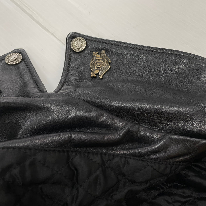 【現状渡し品】【メンズ】 HARLEY DAVIDSON ハーレー ダビッドソン DOUBLE RAIDERS JACKET ダブル ライダース ジャケット アウター 145-261028-sa-06-teih サイズ：L カラー：ブラック 万代Net店