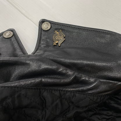 【現状渡し品】【メンズ】 HARLEY DAVIDSON ハーレー ダビッドソン DOUBLE RAIDERS JACKET ダブル ライダース ジャケット アウター 145-261028-sa-06-teih サイズ：L カラー：ブラック 万代Net店