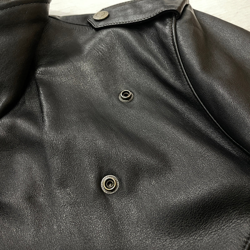 【現状渡し品】【メンズ】 HARLEY DAVIDSON ハーレー ダビッドソン DOUBLE RAIDERS JACKET ダブル ライダース ジャケット アウター 145-261028-sa-06-teih サイズ：L カラー：ブラック 万代Net店