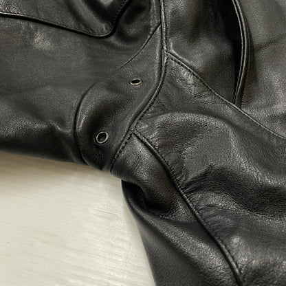 【現状渡し品】【メンズ】 HARLEY DAVIDSON ハーレー ダビッドソン DOUBLE RAIDERS JACKET ダブル ライダース ジャケット アウター 145-261028-sa-06-teih サイズ：L カラー：ブラック 万代Net店