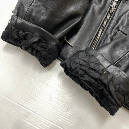 【現状渡し品】【メンズ】 HARLEY DAVIDSON ハーレー ダビッドソン DOUBLE RAIDERS JACKET ダブル ライダース ジャケット アウター 145-261028-sa-06-teih サイズ：L カラー：ブラック 万代Net店