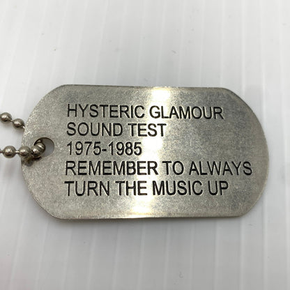 【中古品】【メンズ】 HYSTERIC GLAMOUR ヒステリックグラマー DOG TAG NECKLACE ドッグタグ ネックレス アクセサリー 192-261030-ko-05-teih カラー：シルバーカラー 万代Net店