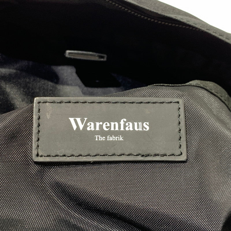 【中古品】【メンズ/レディース】 WARENFAUS ワーレンファウス DAY PACK デイパック カバン リュックサック バックパック 188-261030-ko-21-teih カラー：ブラック 万代Net店
