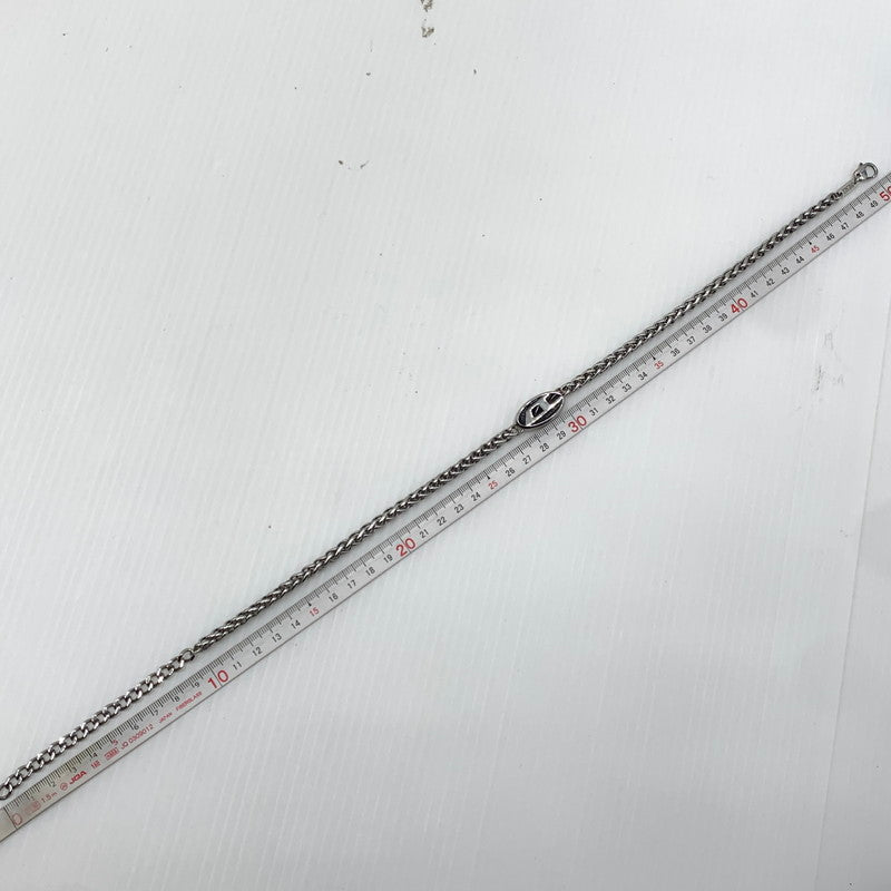 【中古品】【メンズ】 DISEL ディーゼル D LOGO CHAIN NECKLACE DX1470040 D ロゴチェーン ネックレス アクセサリー ステンレススチール 192-261030-ko-04-teih カラー：シルバーカラー 万代Net店