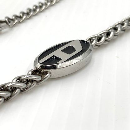 【中古品】【メンズ】 DISEL ディーゼル D LOGO CHAIN NECKLACE DX1470040 D ロゴチェーン ネックレス アクセサリー ステンレススチール 192-261030-ko-04-teih カラー：シルバーカラー 万代Net店