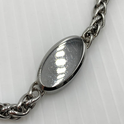 【中古品】【メンズ】 DISEL ディーゼル D LOGO CHAIN NECKLACE DX1470040 D ロゴチェーン ネックレス アクセサリー ステンレススチール 192-261030-ko-04-teih カラー：シルバーカラー 万代Net店
