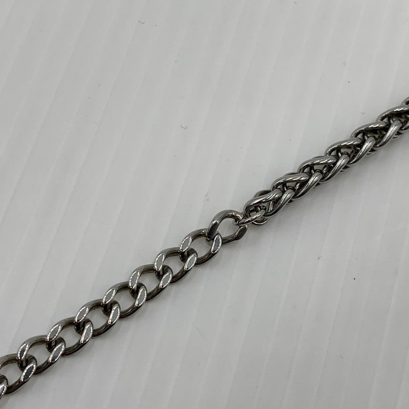 【中古品】【メンズ】 DISEL ディーゼル D LOGO CHAIN NECKLACE DX1470040 D ロゴチェーン ネックレス アクセサリー ステンレススチール 192-261030-ko-04-teih カラー：シルバーカラー 万代Net店