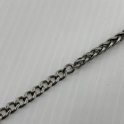 【中古品】【メンズ】 DISEL ディーゼル D LOGO CHAIN NECKLACE DX1470040 D ロゴチェーン ネックレス アクセサリー ステンレススチール 192-261030-ko-04-teih カラー：シルバーカラー 万代Net店