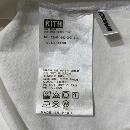 【中古品】【メンズ】 Kith キス CITY NEVER SLEEPS LOGO TEE 22-071-060-0001-1-0 シティーネバースリープス ロゴ Tシャツ トップス 142-261029-ss-01-teih サイズ：L カラー：ホワイト 万代Net店