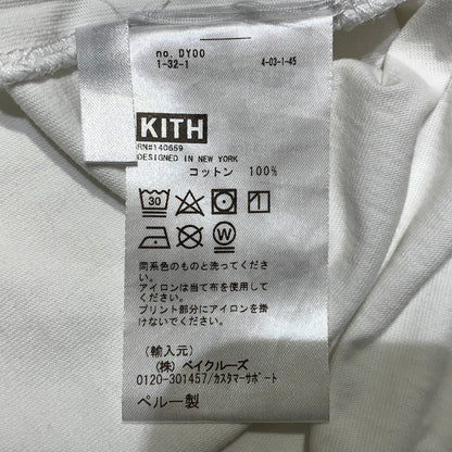 【中古品】【メンズ】 Kith キス CITY NEVER SLEEPS LOGO TEE 22-071-060-0001-1-0 シティーネバースリープス ロゴ Tシャツ トップス 142-261029-ss-01-teih サイズ：L カラー：ホワイト 万代Net店
