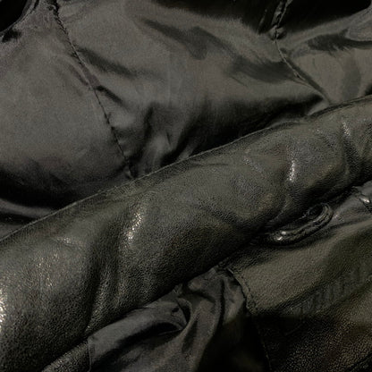 【中古品】【メンズ】 LUVA TRAM ルーバトラム LAMB LEATHER DOWN JACKET ラムレザー ダウンジャケット アウター 147-261029-ss-06-teih サイズ：S カラー：ブラック 万代Net店