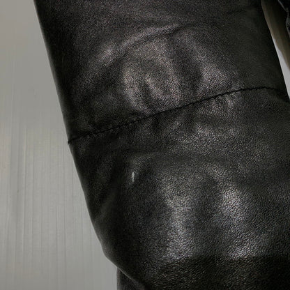 【中古品】【メンズ】 LUVA TRAM ルーバトラム LAMB LEATHER DOWN JACKET ラムレザー ダウンジャケット アウター 147-261029-ss-06-teih サイズ：S カラー：ブラック 万代Net店