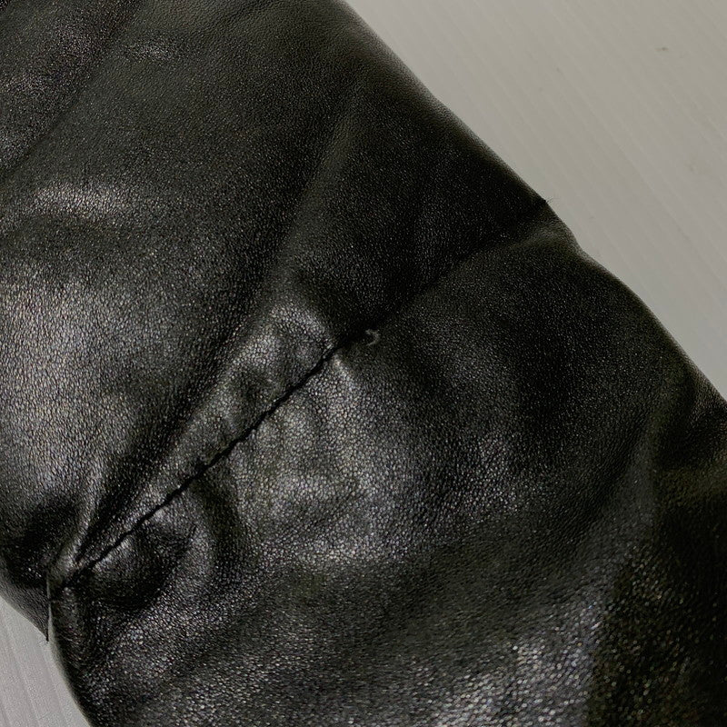 【中古品】【メンズ】 LUVA TRAM ルーバトラム LAMB LEATHER DOWN JACKET ラムレザー ダウンジャケット アウター 147-261029-ss-06-teih サイズ：S カラー：ブラック 万代Net店