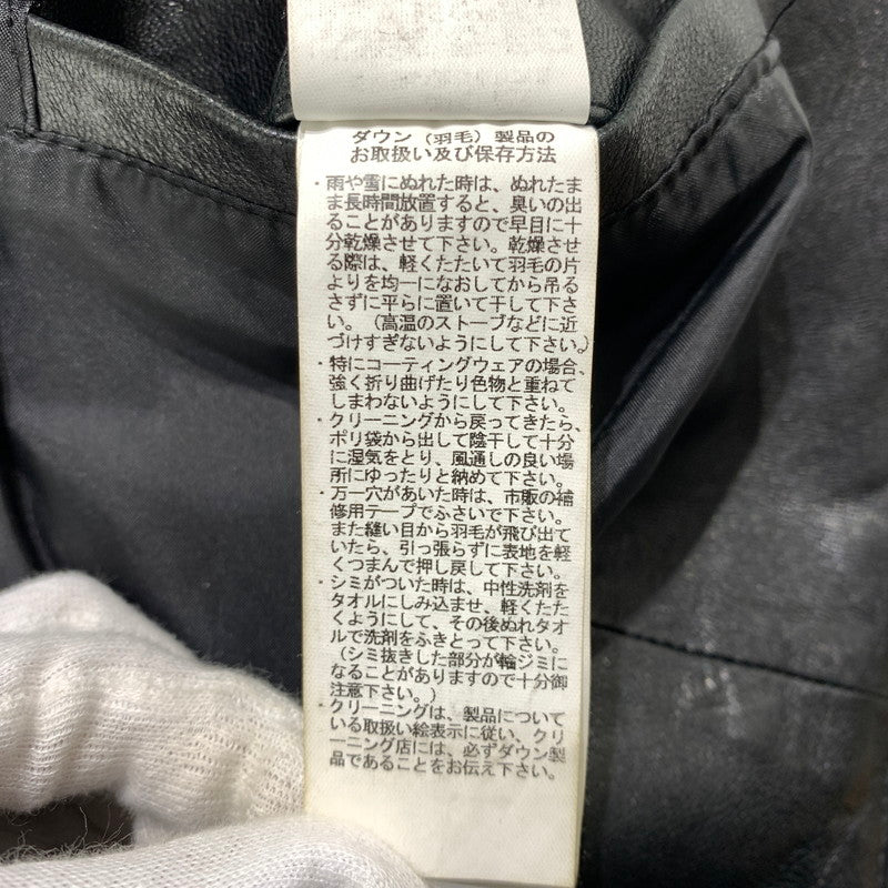 【中古品】【メンズ】 LUVA TRAM ルーバトラム LAMB LEATHER DOWN JACKET ラムレザー ダウンジャケット アウター 147-261029-ss-06-teih サイズ：S カラー：ブラック 万代Net店