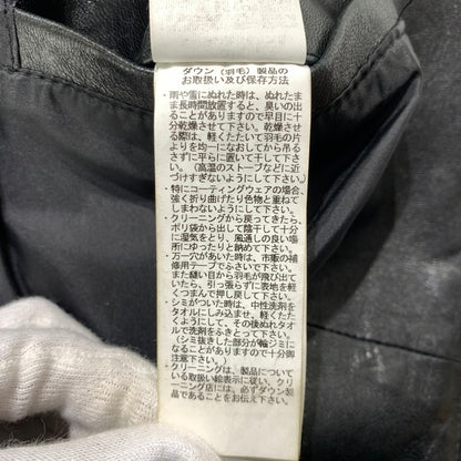 【中古品】【メンズ】 LUVA TRAM ルーバトラム LAMB LEATHER DOWN JACKET ラムレザー ダウンジャケット アウター 147-261029-ss-06-teih サイズ：S カラー：ブラック 万代Net店