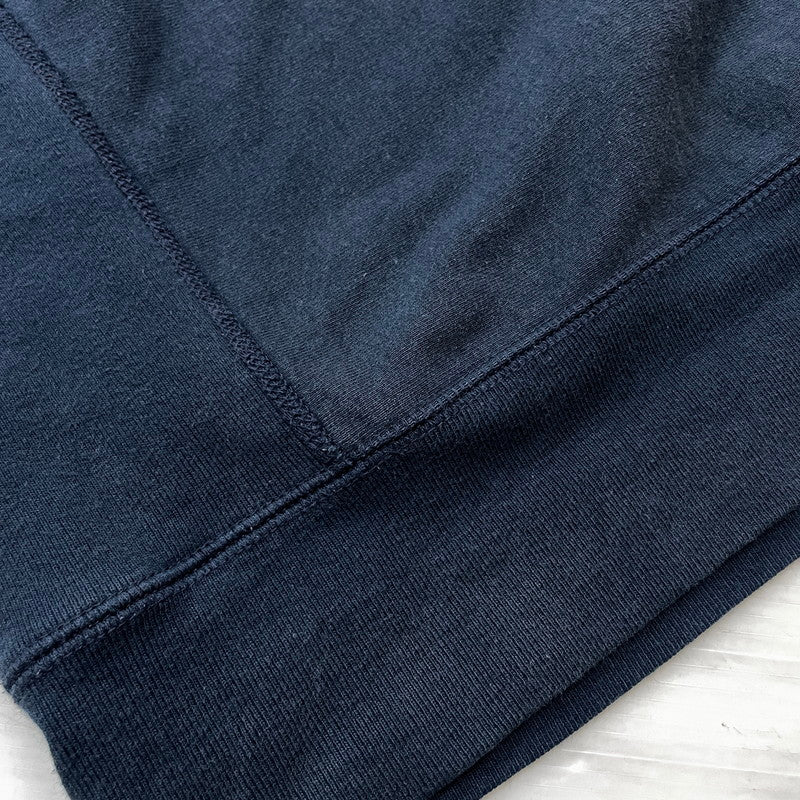 【中古品】【メンズ】 SUPREME シュプリーム 18AW BOXLOGO CREWNECK SWEATSHIRT ボックスロゴ クルーネック スウェット 長袖 トップス トレーナー 149-261028-yo-12-teih サイズ：L カラー：ネイビー 万代Net店