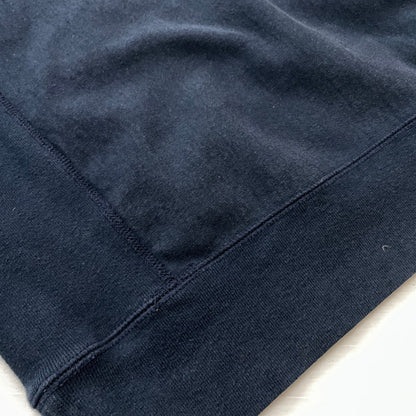 【中古品】【メンズ】 SUPREME シュプリーム 18AW BOXLOGO CREWNECK SWEATSHIRT ボックスロゴ クルーネック スウェット 長袖 トップス トレーナー 149-261028-yo-12-teih サイズ：L カラー：ネイビー 万代Net店