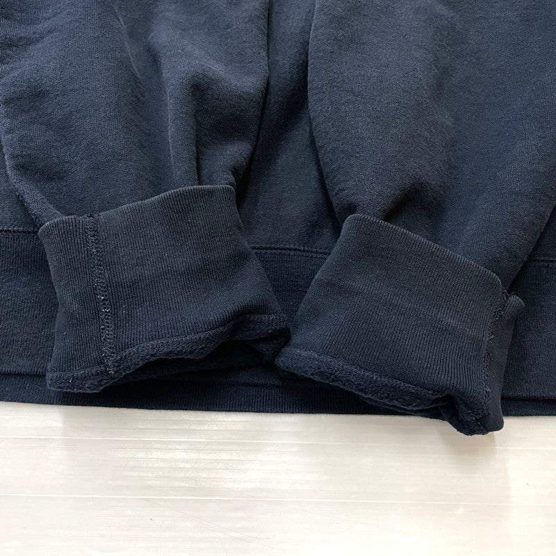 【中古品】【メンズ】 SUPREME シュプリーム 18AW BOXLOGO CREWNECK SWEATSHIRT ボックスロゴ クルーネック スウェット 長袖 トップス トレーナー 149-261028-yo-12-teih サイズ：L カラー：ネイビー 万代Net店