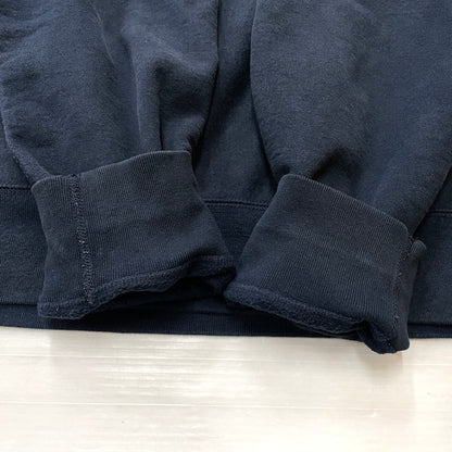 【中古品】【メンズ】 SUPREME シュプリーム 18AW BOXLOGO CREWNECK SWEATSHIRT ボックスロゴ クルーネック スウェット 長袖 トップス トレーナー 149-261028-yo-12-teih サイズ：L カラー：ネイビー 万代Net店