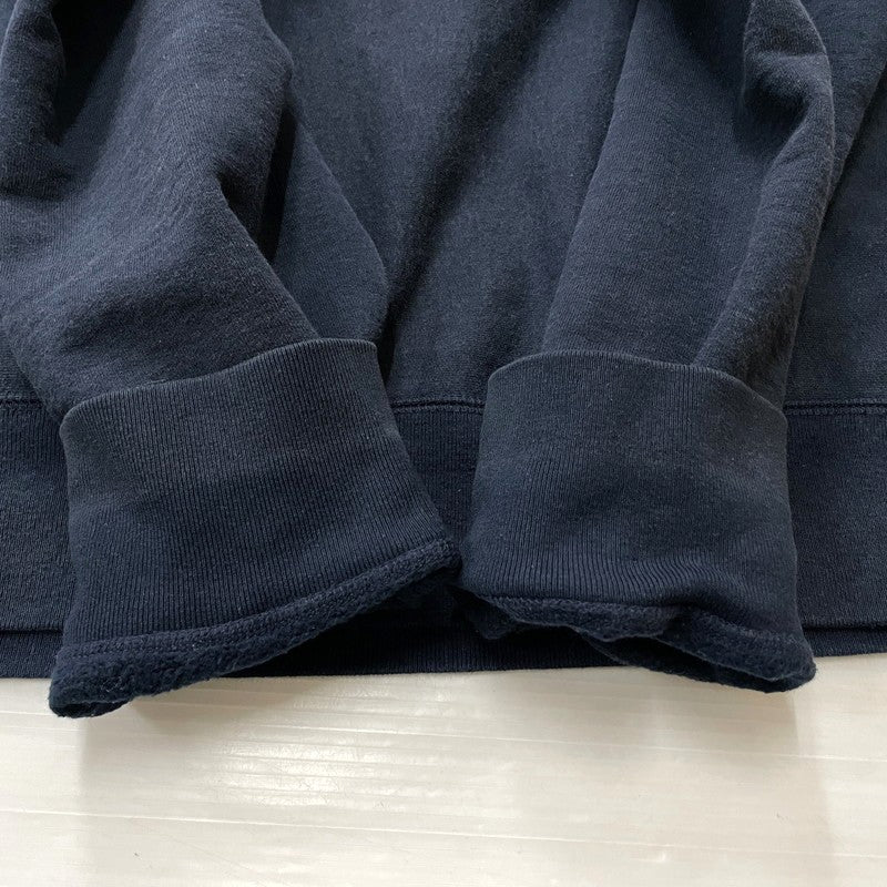 【中古品】【メンズ】 SUPREME シュプリーム 18AW BOXLOGO CREWNECK SWEATSHIRT ボックスロゴ クルーネック スウェット 長袖 トップス トレーナー 149-261028-yo-12-teih サイズ：L カラー：ネイビー 万代Net店