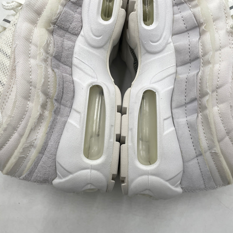 【中古品】【メンズ/レディース】 NIKE ナイキ × COMME DES GARCONS コムデギャルソン 別注コラボ AIR MAX 95 CU8406-100 エア マックス ナインティ ファイブ スニーカー 靴 160-261029-sa-22-teih サイズ：23.5cm カラー：ホワイト 万代Net店
