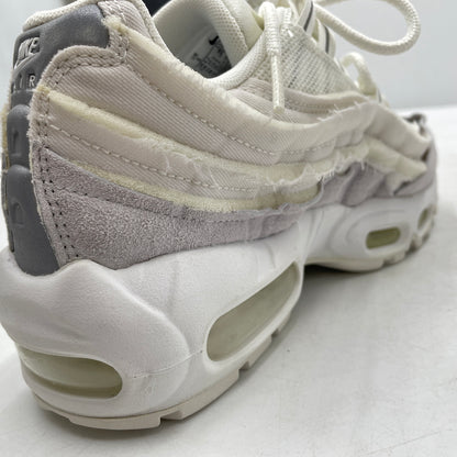 【中古品】【メンズ/レディース】 NIKE ナイキ × COMME DES GARCONS コムデギャルソン 別注コラボ AIR MAX 95 CU8406-100 エア マックス ナインティ ファイブ スニーカー 靴 160-261029-sa-22-teih サイズ：23.5cm カラー：ホワイト 万代Net店
