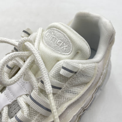 【中古品】【メンズ/レディース】 NIKE ナイキ × COMME DES GARCONS コムデギャルソン 別注コラボ AIR MAX 95 CU8406-100 エア マックス ナインティ ファイブ スニーカー 靴 160-261029-sa-22-teih サイズ：23.5cm カラー：ホワイト 万代Net店