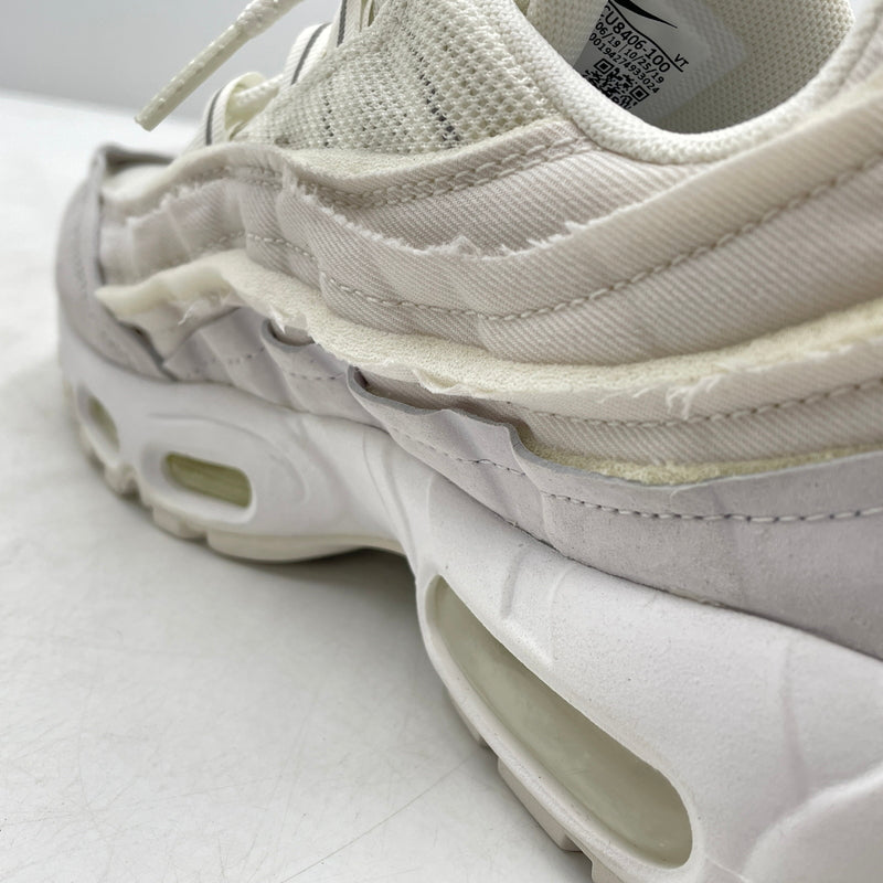【中古品】【メンズ/レディース】 NIKE ナイキ × COMME DES GARCONS コムデギャルソン 別注コラボ AIR MAX 95 CU8406-100 エア マックス ナインティ ファイブ スニーカー 靴 160-261029-sa-22-teih サイズ：23.5cm カラー：ホワイト 万代Net店