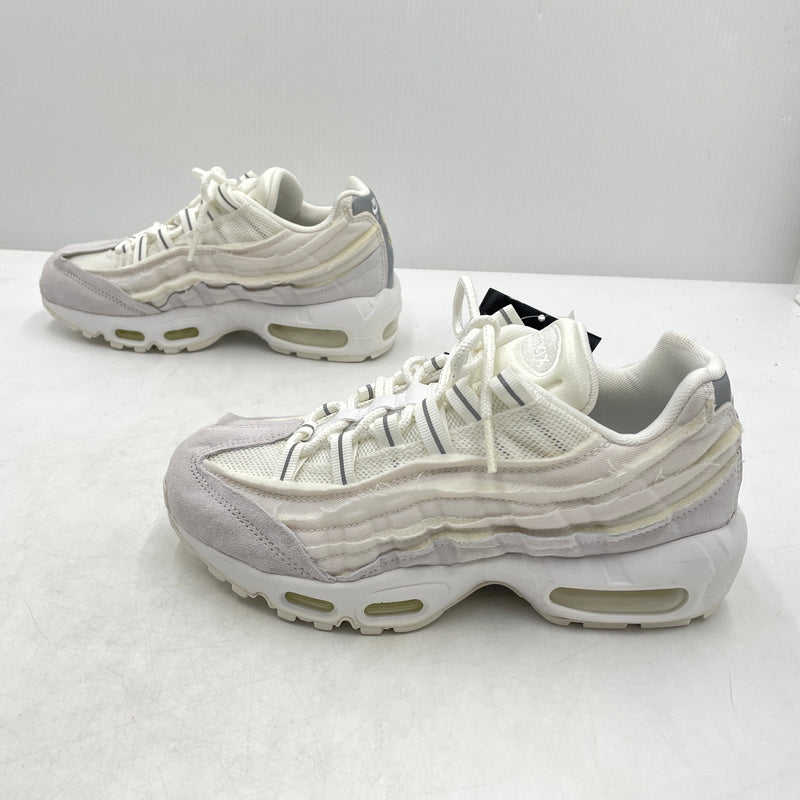 【中古品】【メンズ/レディース】 NIKE ナイキ × COMME DES GARCONS コムデギャルソン 別注コラボ AIR MAX 95 CU8406-100 エア マックス ナインティ ファイブ スニーカー 靴 160-261029-sa-22-teih サイズ：23.5cm カラー：ホワイト 万代Net店