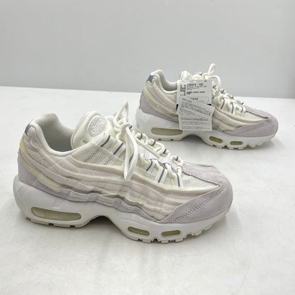 【中古品】【メンズ/レディース】 NIKE ナイキ × COMME DES GARCONS コムデギャルソン 別注コラボ AIR MAX 95 CU8406-100 エア マックス ナインティ ファイブ スニーカー 靴 160-261029-sa-22-teih サイズ：23.5cm カラー：ホワイト 万代Net店