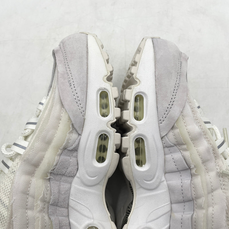 【中古品】【メンズ/レディース】 NIKE ナイキ × COMME DES GARCONS コムデギャルソン 別注コラボ AIR MAX 95 CU8406-100 エア マックス ナインティ ファイブ スニーカー 靴 160-261029-sa-22-teih サイズ：23.5cm カラー：ホワイト 万代Net店