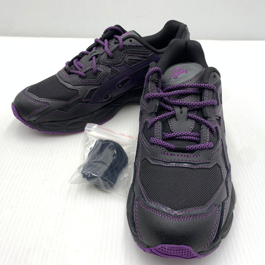 【中古品】【メンズ】 ASICS アシックス × NEEDLES ニードルス 別注 コラボ GEL-NYC SNEAKERS 1201B008 ゲル エヌワイシー スニーカー 靴 シューズ 162-261030-ko-18-teih サイズ：26cm カラー：ブラック 万代Net店