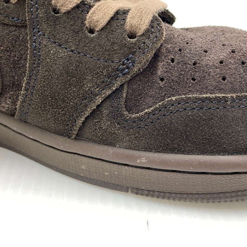 【中古品】【メンズ】 NIKE ナイキ ×TRAVIS SCOTT トラヴィススコット 別注 コラボ AIR JORDAN 1 LOW OG SP DM7866-202 エア ジョーダン 1 ロー スニーカー 靴 シューズ 160-261030-ko-19-teih サイズ：29cm カラー：ブラウン 万代Net店