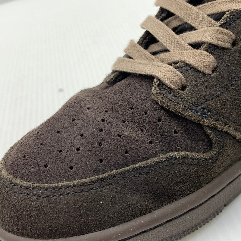 【中古品】【メンズ】 NIKE ナイキ ×TRAVIS SCOTT トラヴィススコット 別注 コラボ AIR JORDAN 1 LOW OG SP DM7866-202 エア ジョーダン 1 ロー スニーカー 靴 シューズ 160-261030-ko-19-teih サイズ：29cm カラー：ブラウン 万代Net店