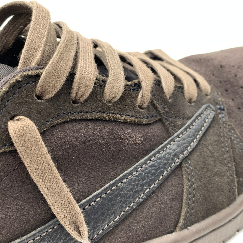 【中古品】【メンズ】 NIKE ナイキ ×TRAVIS SCOTT トラヴィススコット 別注 コラボ AIR JORDAN 1 LOW OG SP DM7866-202 エア ジョーダン 1 ロー スニーカー 靴 シューズ 160-261030-ko-19-teih サイズ：29cm カラー：ブラウン 万代Net店