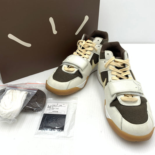【中古品】【メンズ】 NIKE ナイキ × TRAVIS SCOTT トラヴィススコット JORDAN JUMPMAN JACK TR FZ8117-100 ジャンプマンジャック スニーカー 靴 シューズ 160-261030-ko-20-teih サイズ：28.5cm カラー：ブラウン 万代Net店
