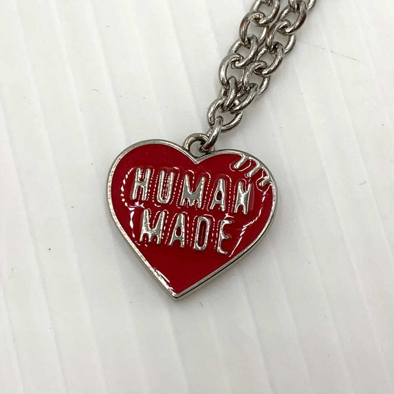 【現状渡し品】【メンズ】 HUMAN MADE ヒューマンメイド HEART NECKLACE ハート ネックレス アクセサリー ペンダント 192-261030-ko-09-teih カラー：レッド 万代Net店