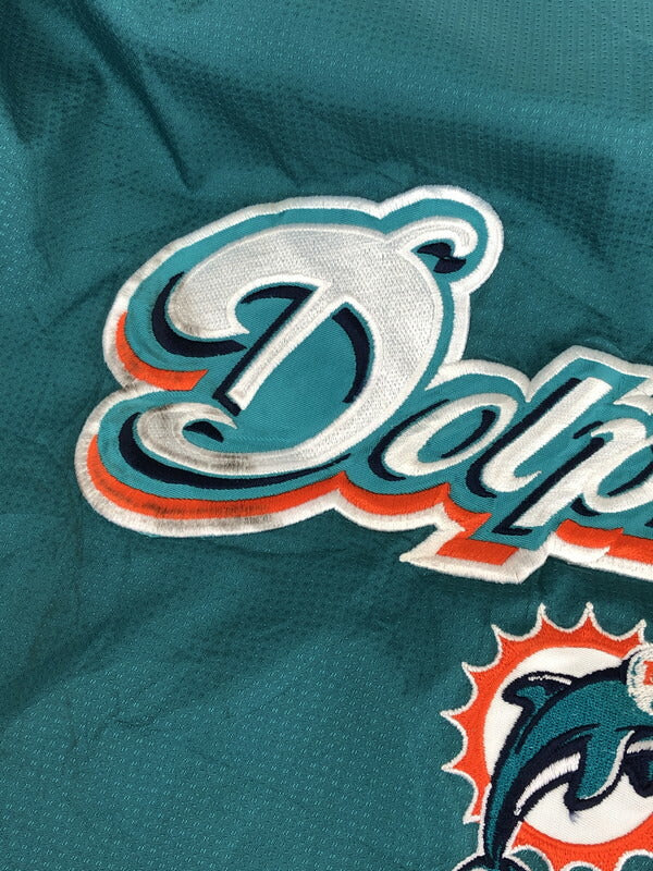 【現状渡し品】【メンズ】 Reebok リーボック NFL ONFIELD MIAMI DOLPHINS HOODED ZIP UP JACKET オンフィールド マイアミドルフィンズ フーデッド ジップアップジャケット 146-230929-kk-03-tag サイズ：2XL カラー：グリーン 万代Net店