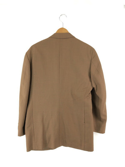 【現状渡し品】【メンズ】 LANVIN ランバン PARIS CHECK TAILORED JACKET パリ チェック テーラードジャケット ライトアウター 141-231124-kk-02-tag サイズ：S カラー：ブラウン 万代Net店