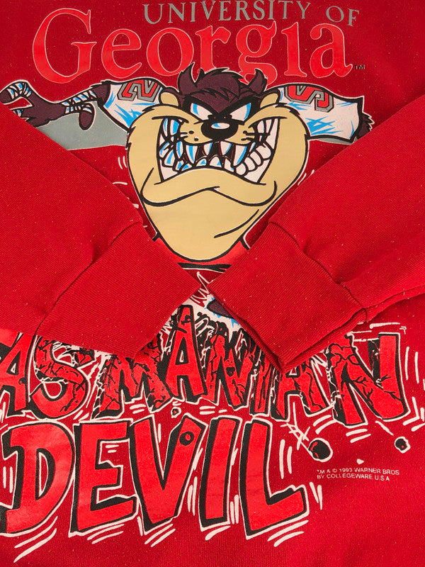 【現状渡し品】【メンズ】 SIGNAL SPORTS クルーネックスウェット 146-231015-kk-13-tag サイズ：表記消え カラー：レッド 万代Net店