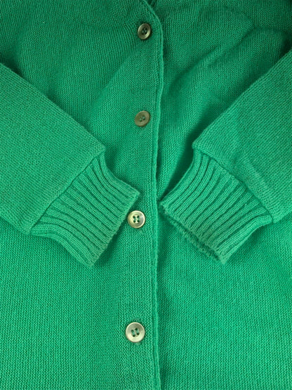 【中古品】【レディース】 HAYMAKER×LACOSTE アクリルニットカーディガン 146-231110-kk-23-tag サイズ：36 カラー：グリーン 万代Net店