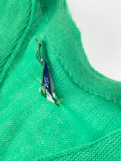 【中古品】【レディース】 HAYMAKER×LACOSTE アクリルニットカーディガン 146-231110-kk-23-tag サイズ：36 カラー：グリーン 万代Net店