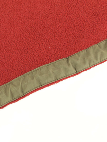 【現状渡し品】【メンズ】 FLEECE JACKET フリースジャケット ライトアウター 146-230512-mo-16-tag サイズ：XL カラー：レッド 万代Net店