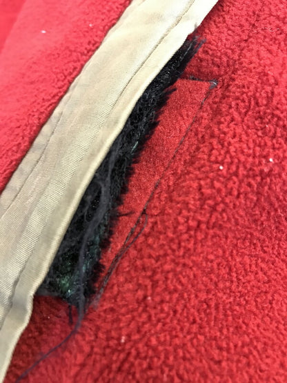 【現状渡し品】【メンズ】 FLEECE JACKET フリースジャケット ライトアウター 146-230512-mo-16-tag サイズ：XL カラー：レッド 万代Net店