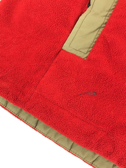 【現状渡し品】【メンズ】 FLEECE JACKET フリースジャケット ライトアウター 146-230512-mo-16-tag サイズ：XL カラー：レッド 万代Net店