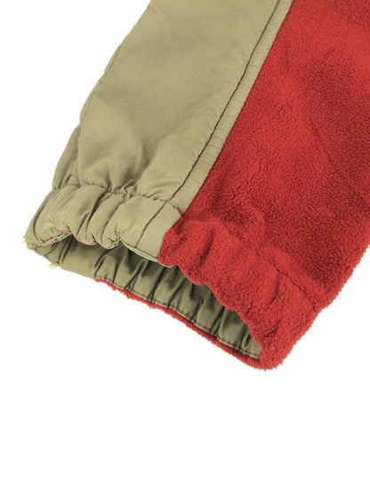 【現状渡し品】【メンズ】 FLEECE JACKET フリースジャケット ライトアウター 146-230512-mo-16-tag サイズ：XL カラー：レッド 万代Net店