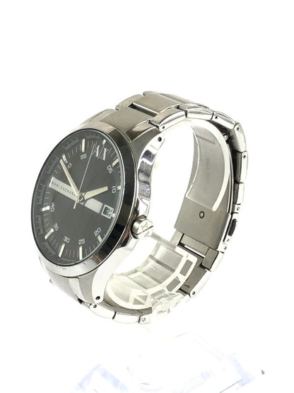 【現状渡し品】【メンズ】 ARMANI EXCHANGE アルマーニエクスチェンジ  HAMPTON AX2103 ハンプトン クォーツ 腕時計 198-240502-kk-2-tag カラー：シルバー 万代Net店