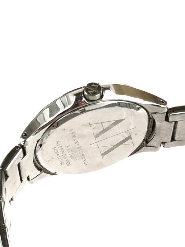 【現状渡し品】【メンズ】 ARMANI EXCHANGE アルマーニエクスチェンジ  HAMPTON AX2103 ハンプトン クォーツ 腕時計 198-240502-kk-2-tag カラー：シルバー 万代Net店