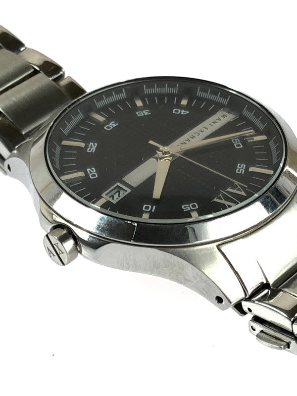 【現状渡し品】【メンズ】 ARMANI EXCHANGE アルマーニエクスチェンジ  HAMPTON AX2103 ハンプトン クォーツ 腕時計 198-240502-kk-2-tag カラー：シルバー 万代Net店